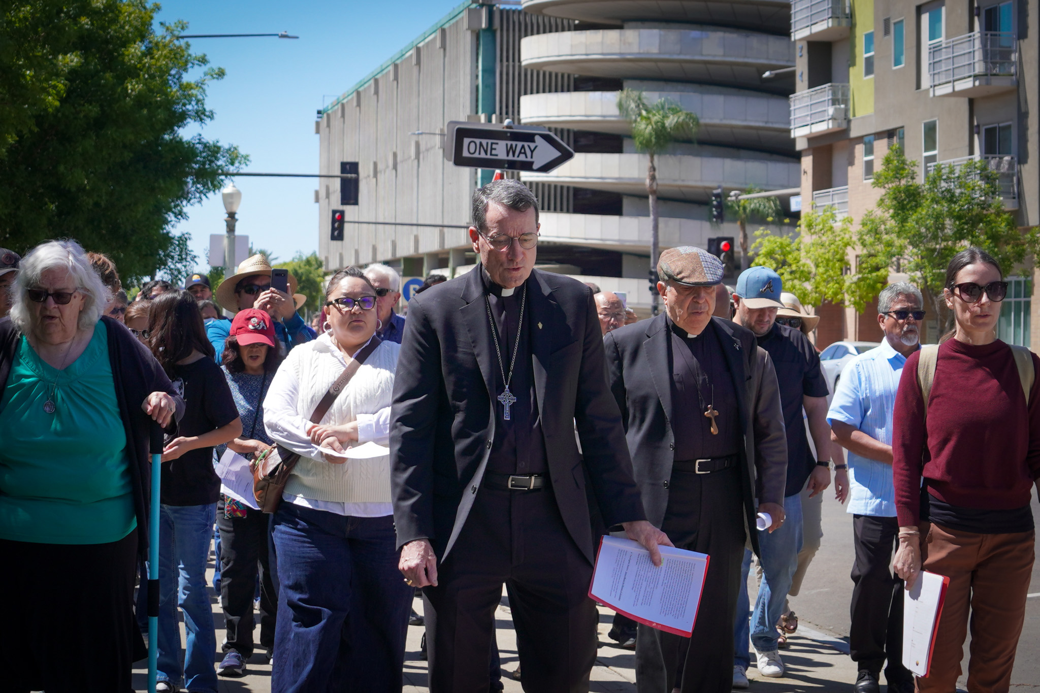 Good Friday rally outside the Fresno ICE office